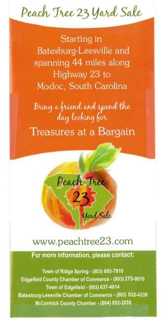 Peach Tree 23 Yard Sale Has Been Cancelled For 2020
