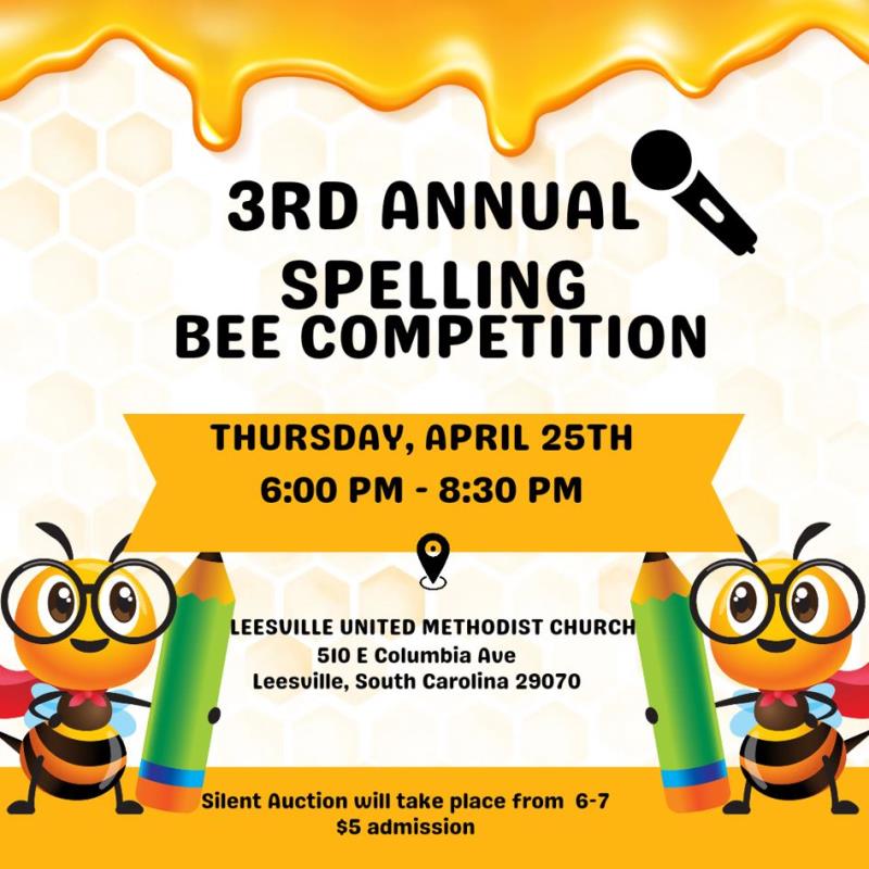 3RD ANNUAL SPELLING BEE COMPETITION THIS THURSDAY