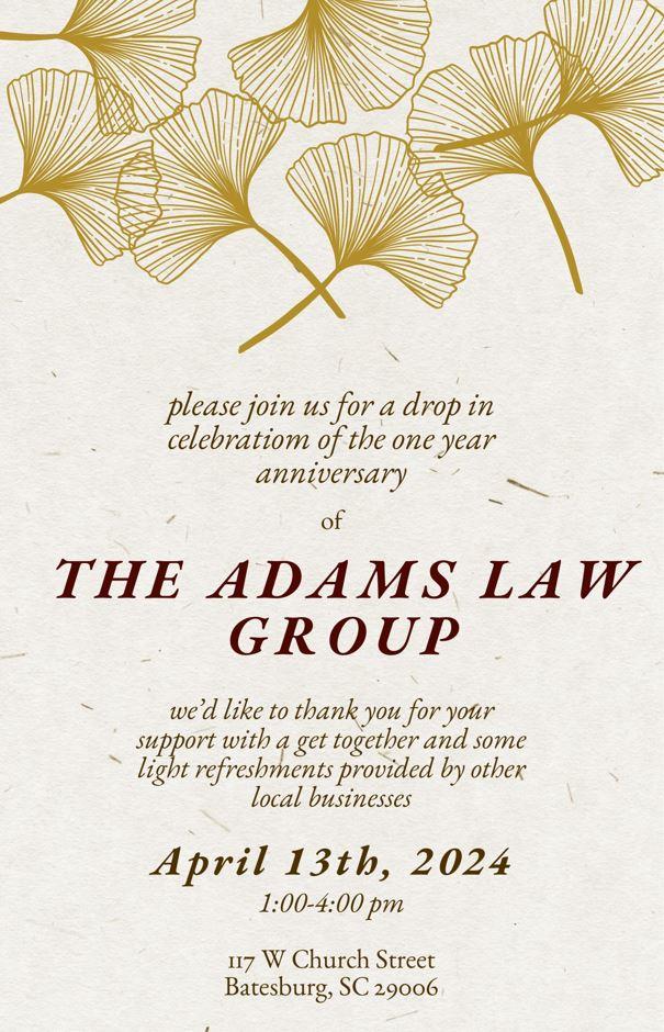 THE ADAMS LAW GROUP DROP IN